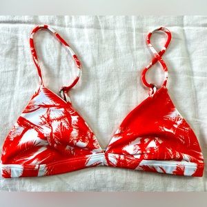 MIKOH Bikini top adjustable straps size Small